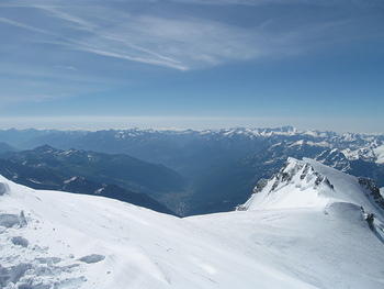 На вершине Монблана (4810 м)