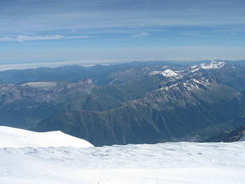 На вершине Монблана (4810 м)